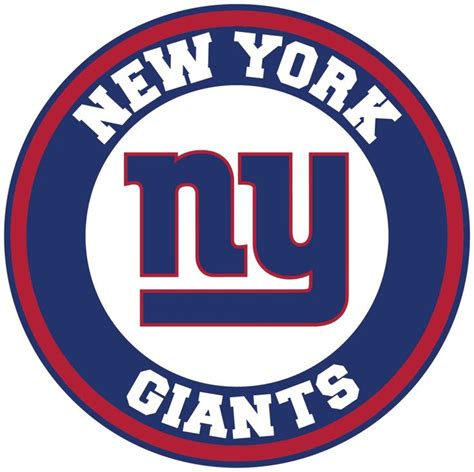 New York Giants Circle Logo Vinyl Decal Sticker Sizes Sportz For Less New York Giants