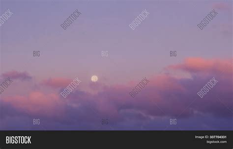 Purple Sunset Sky Full Image And Photo Free Trial Bigstock
