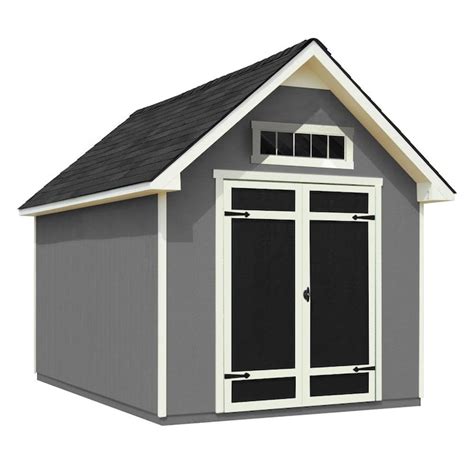 Heartland 8 Ft X 12 Ft Rockport Gable Engineered Wood Storage Shed In