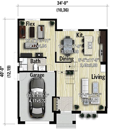 2 Bedroom House Plans With Open Floor Plan Floor Roma