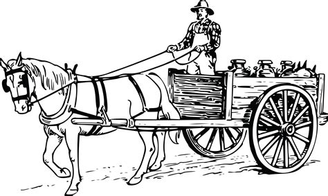 Horse And Wagon Clipart 101 Clip Art