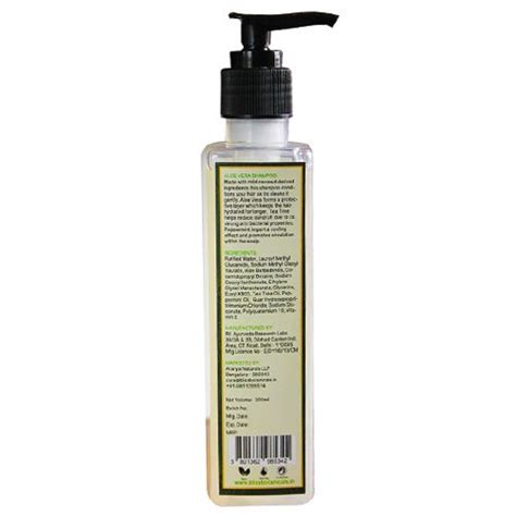 buy bliss botanicals aloe vera shampoo with peppermint and tea tree oil online at best price