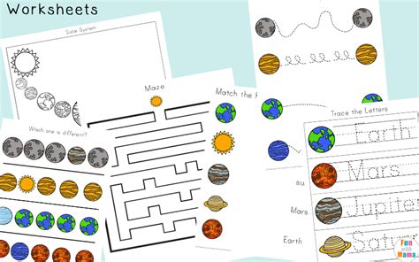 Solar System Printable Pack Fun With Mama