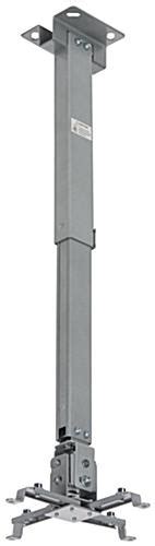 We found the closest joist that would give us the ideal screen size and center the mount with the back wall. Vaulted Ceiling Projector Mount | Adjustable Steel Bracket