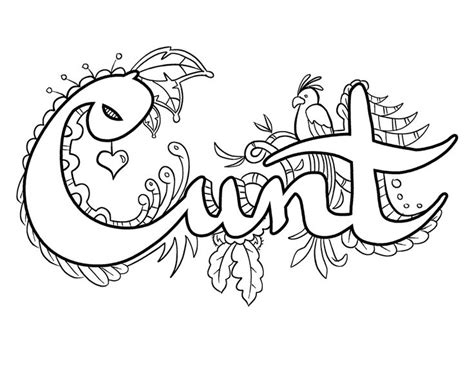 When downloading your files try to use safari, google chrome. 299 best images about Swear Words Adult Coloring Pages on ...