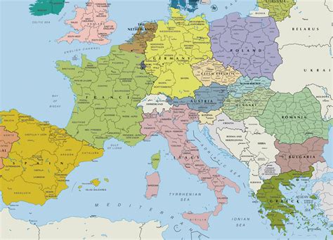 Gemessen an der weltweiten landfläche von 149,6 mio km² beträgt der anteil europas. Europakarte Wallpaper | My blog