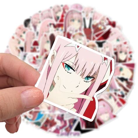 1050100pcs Stickers Darling In The Franxx Zero Two Darling In The