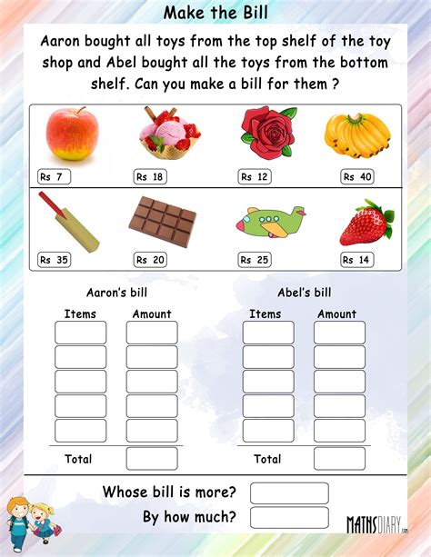 Money Worksheet For Grade 3 In Rupees Yahoo India Image Search