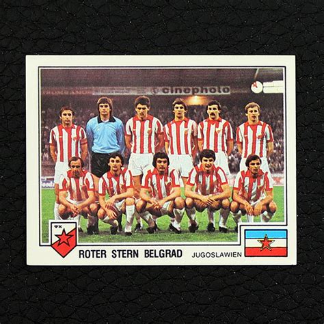 Roter stern belgrad präsentiert von: Roter Stern Belgrad Panini Sticker Nr. 360 - Fußball 79 ...
