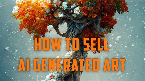 how to sell ai generated art youtube