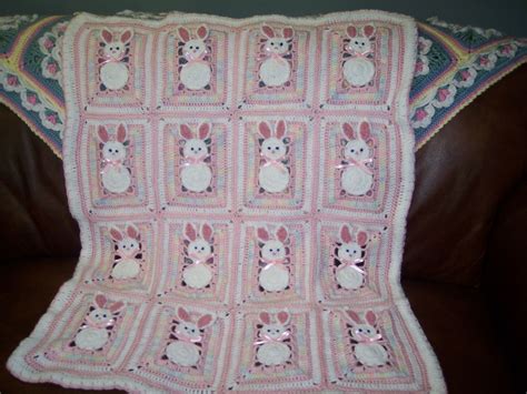 Beautifully Handmade Baby Easter Bunny Blanket Bunny Blanket Blanket
