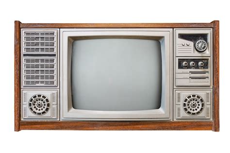 Premium Photo Vintage Tv Antique Wooden Box Television