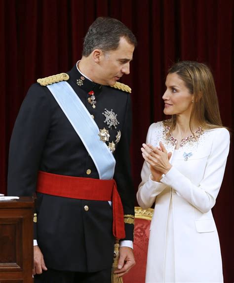 King Felipe And Queen Letizia Of Spain Had A Sweet Moment At Their