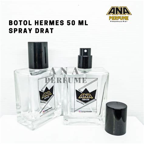 Jual ANA PERFUME BOTOL PARFUM KOSONG HERMES TUTUP HITAM BOTOL PARFUM ML BOTOL HERMES ML