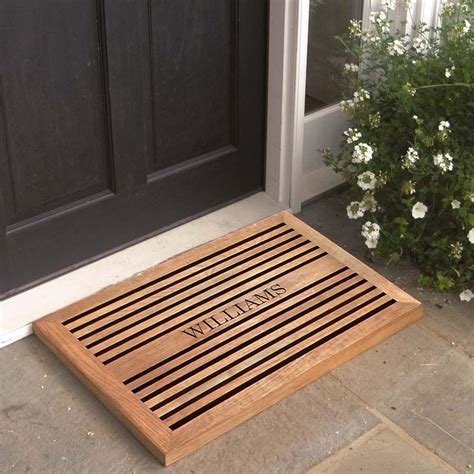 More buying choices $76.57 (3 used & new offers) amazon's choice for teak mat outdoor. Wood Door Mat | Door mat, Entrance door mats, Outdoor door mat