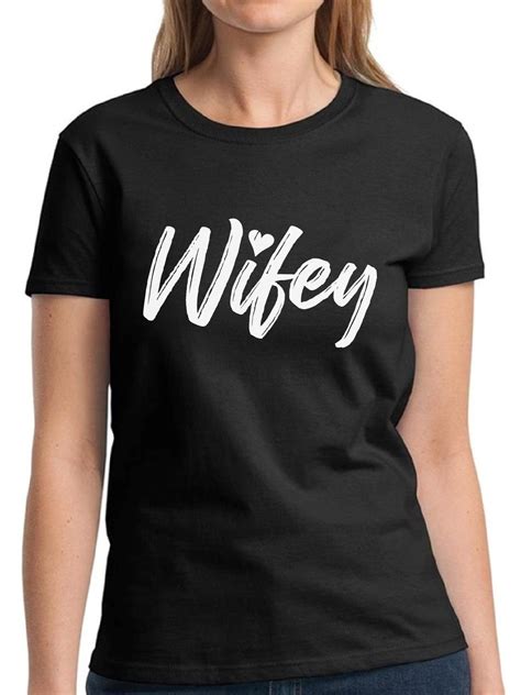 Mezee Mezee Wifey Shirt Valentine S Day Ts For Wife Funny Valentine Shirts For Women Wifey