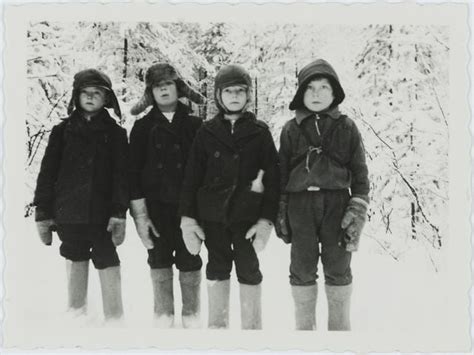Finnish Boys Dressed For Winter 1937 Thewaywewere