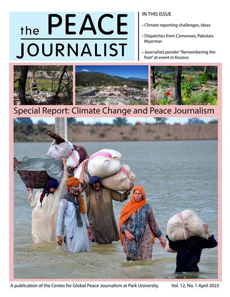 The Peace Journalist Vol 12 No 1 April 2023 By Park University