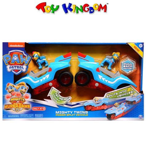 Nickelodeon Paw Patrol Mighty Pups Super Paws Mighty Twins Power Split