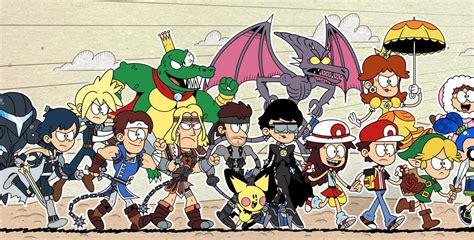 Smash Bros Mural Imagines Your Favorite Characters In The Style Of The Loud House