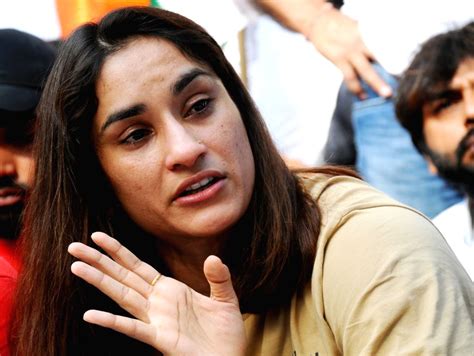 New Delhi Wrestler Vinesh Phogat Cries At Press Conference During