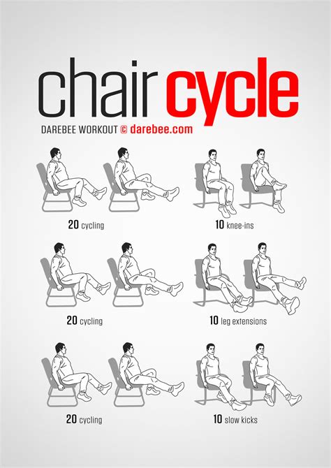 Chair Cycle Workout