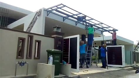 Awning gulung teras belakang jakarta by braja awning & canopy | homify. Diy Awning Rumah - Pagar Rumah