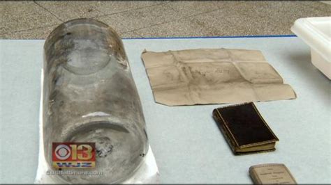 A Look Inside Baltimores Washington Monument Time Capsules Cbs News