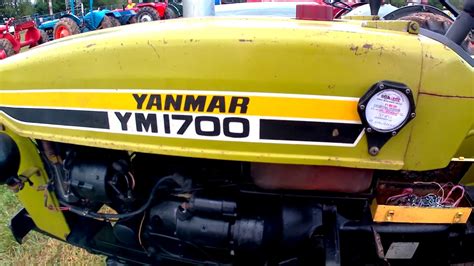 1974 Yanmar Ym1700 10 Litre 2 Cyl Diesel Mini Tractor 17 Hp Youtube