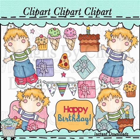 Birthday Twins Clip Art Cup81873243589 Craftsuprint