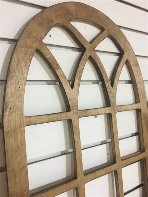 Vintage Arch Window Wood Frame Wall Art Decor Vintage Rustic Etsy