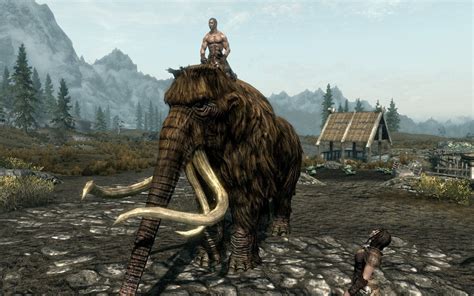 I See Your Sabre Cat Mount And Raise You A Mammoth Skyrim