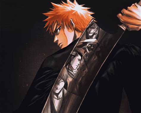 Wallpaper Illustration Anime Sword Bleach Kurosaki Ichigo