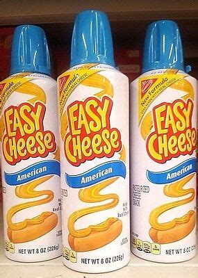 Kraft Easy Cheese Squeeze Can American Flavor Cans Ebay