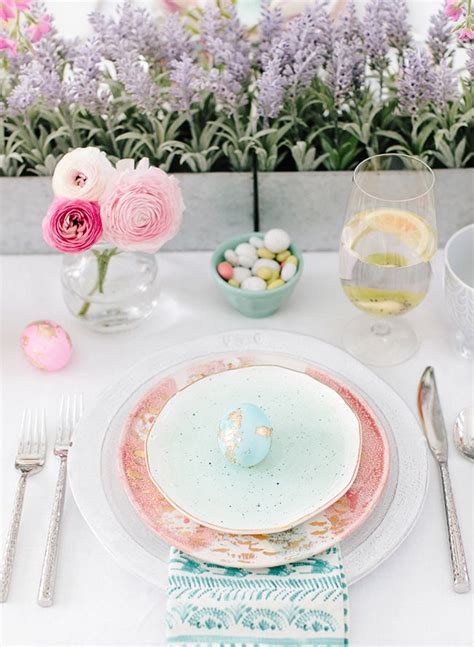Setting A Whimsical Pastel Easter Brunch Table Inspired By This