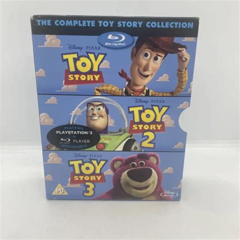 Toy Story 1 2 3 Collection Blu Ray Reg Abc Disneypixar Box Set Free