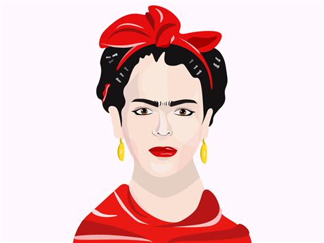 Frida Kahlo Illustration By Kristina Adejanova On Dribbble