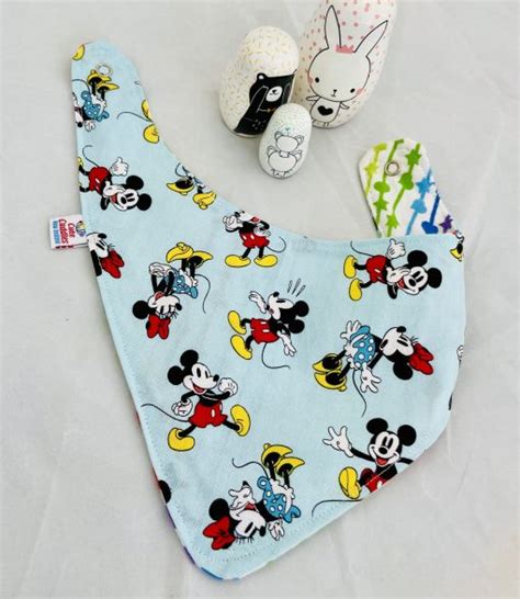 Mickey And Minnie Bibs Cute Cuddles