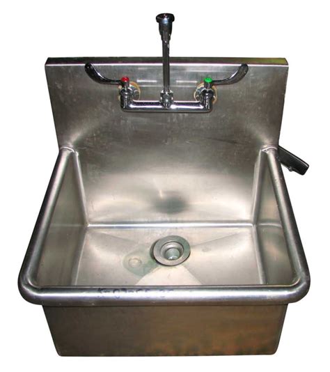 Reclaimed Stainless Steel Wall Mount Utility Sink Olde Good Things