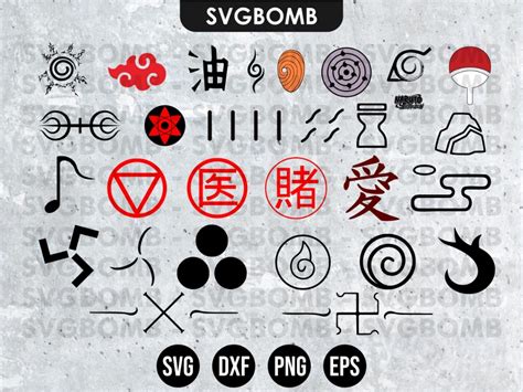 An Image Of Various Symbols On A White Background With The Words Svg Romb