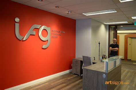 3d Brushed Metal Stainless Steel Corporate Logo Sign By Artsigns