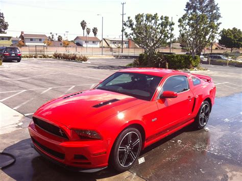 Race Red 2013 Mustang Gt California Special Mustang