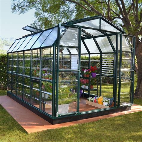 We can modify our kits to fit custom situations. Palram Prestige Greenhouse - 8' x 12' - Green - Walk-In ...