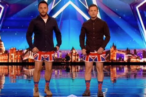 Britains Got Talent 2017 Ant And Dec Strip Down To Their Boxers Daily Star