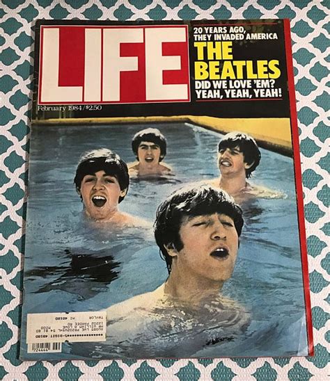 The Beatles 1984 Life Magazine Etsy Life Magazine Covers Life