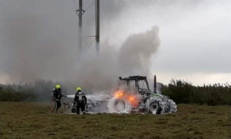 Brean Farmers Tractor Destroyed By Fire Weeks After Big Barn Blaze