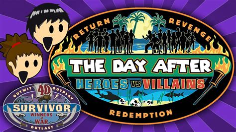 Survivor Heroes Vs Villains Winners At War Draft The Day After