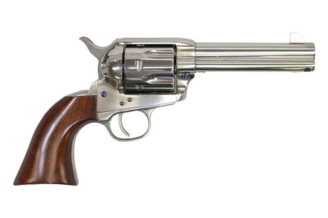 Uberti 1873 Cattleman 45 Colt Revolver With Polished Nickel Finish