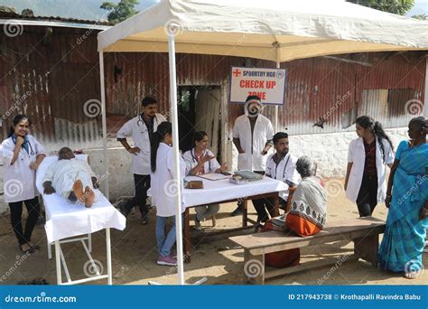 Free Medical Camp In Rural Area Editorial Stock Photo Image Of