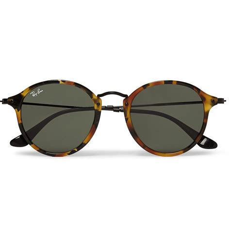 Ray Ban Round Frame Tortoiseshell Acetate Sunglasses Mr Porter Ray Bans Ray Ban